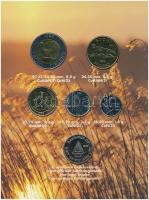 Finnország 1996. 10p - 10M (5xklf) forgalmi sor + "L.G. Sundell"  emlékérem karton tokban ...