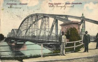 Komárom, Komárno; Nagy Duna híd. L. H. Pannonia / Große Donaubrücke / Danube bridge (EB)