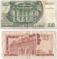 Vegyes: Ausztria 1984. 100Sch + Gibraltár 1979. 1Ł T:III-
Mixed: Austria 1984. 100 Schilling + Gibr...