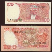 Indonézia 1977. 100R + 1984. 100R T:I