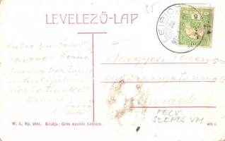 Leibic, Leibitz, Lubica; Római katolikus templom, Tűzoltó torony, Tűzoltószertár. W. L. Bp. 2881. Ki...