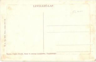 Nagyhalmágy, Halmagiu Fő utca, Friedmann Sámuel üzlete. W. L. Bp. 5301. Kiadja Czigler Henrik / main...