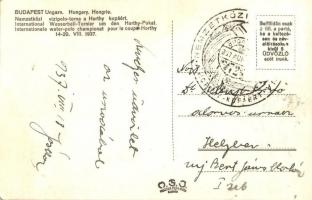1937 Nemzetközi vízipóló-torna a Horthy kupáért a budapesti Margitszigeten / Hungarian National Wate...