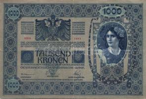 1902. 1000K piros "Magyarország" körbélyegzővel T:II/III