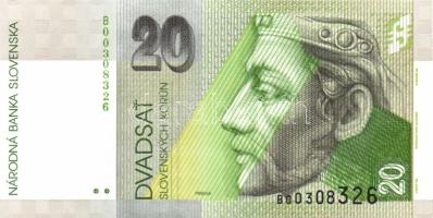 Szlovákia 1993. 20K T:I