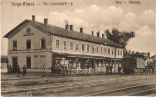 Marosvásárhely, Targu Mures; Vasútállomás / Gara / Bahnhof / railway station