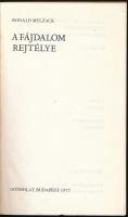 Melzack, Ronald: A fájdalom rejtélye. Bp., 1977, Gondolat. Kiadói papírkötés, jó állapotban