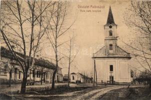 Palánka, Bácska-Palánka, Backa Palanka; Római katolikus templom, Gyógyszertár. W. L. 670. / Catholic church, pharmacy (r)