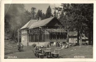 Körmöcbánya, Kremnitz, Kremnica; Szkalka és menedékház / Skalka with rest house. photo  (EB)