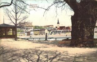 Pozsony, Pressburg, Bratislava; Duna part / Danube riverside