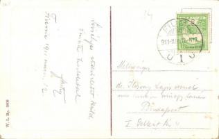 Fiume, Riva del Canale / port, sailboats. W. L. Bp. 3809