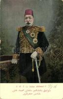 Mehmed V Resad, The 35th and penultimate Ottoman Sultan + K.u.K. Ersatzabteilung f. d. öst. ung. 24 cm. Mörserbatterie No. 9. (fa)