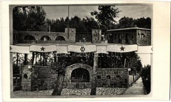 Balatonújhely (Siófok), Mihályffy Villa, W.M. Szakszerv. munkásüdülő - 3 db képeslap / 3  postcards