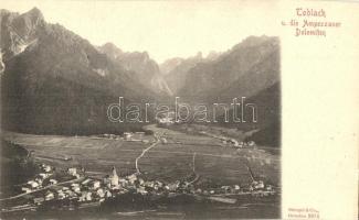 Dobbiaco, Toblach (Südtirol); Die Ampezzaner Dolomiten / Ampezzo Dolomites (apró szakadás / tiny tear)