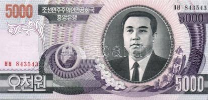 Észak-Korea 2002. 1000W, 5000W pár T:I
