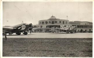 Budaörs, Közforgalmi repülőtér, Lufthansa és Ala Littoria repülők (EK)