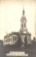 1927 Hajdúböszörmény, Kossuth téri református templom. photo