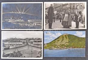 83 db főleg régi képeslap benne 40 régi magyar városkép / 83 mostly old mixed postcards including 40 old Hungarian city views
