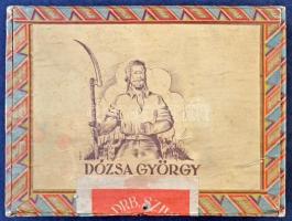 Dózsa György szivardoboz, benne München és Herrenchiemsee 15 ill. 12 darabos városképes fotósorozat