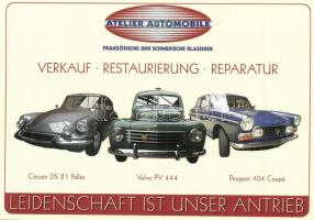 10 db MODERN autós motívumlap / 10 modern automobile motive postcards