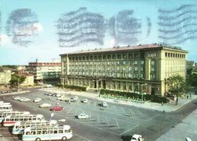 10 db MODERN autóbuszos motívumlap / 10 modern autobuses motive postcards