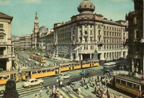 10 db MODERN magyar autóbuszos és villamosos motívumlap / 10 modern Hungarian autobuses and trams mo...