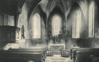 Körmöcbánya, Kremnitz, Kremnica; Erzsébet templom, belső / church interior (Rb)