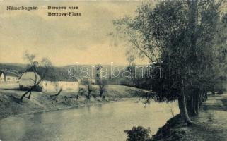 Boksánbánya, Németbogsán, Bocsa; Berzova vize. W.L. 1136. / Berzova Fluss / River Barzava (EM)