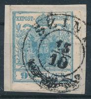 9kr HP I ívszéli nyomat ,,SZIN(YE)" 9kr HP I margin print ,,SZIN(YE)"