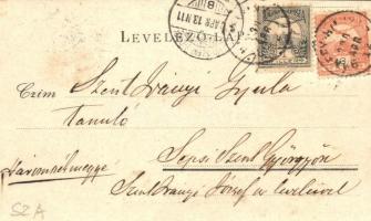 1900 Bánffyhunyad, Huedin; Kalotaszegi lakodalom részlete, tömeg, erdélyi folklór, ünnepség. Kiadja ...