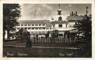 Stubnyafürdő, Stubnianske Teplice - 3 db régi képeslap / 3 pre-1945 postcards