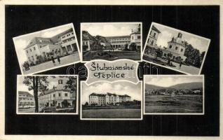 Stubnyafürdő, Stubnianske Teplice - 3 db régi képeslap / 3 pre-1945 postcards