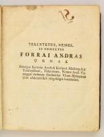 Sartori Bernárd: Magyar nyelven filosofia, az az a böltsesség szeretésének tudományából némelly jele...