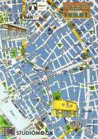 15 db MODERN térképes képeslap / 15 modern maps motive cards