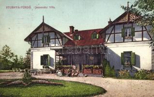 Stubnyafürdő, Túróchévíz, Stubnianske Teplice, Turcianske Teplice; Jeszenszky villa / villa