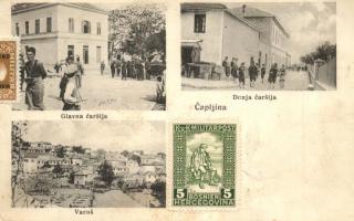 Capljina, Glavna carsija, Donja carsija, Varos / street view, Mrcic Brothers shop, bazaar, market. TCV card (EK)