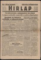 1947 A Hírlap 3 db száma, benne érdekességekkel, pl. betűrendes hadifogoly névsor, a békeszerződés ratifikálása, Nagy Ferenc miniszterelnök nyilatkozata, stb.