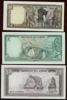 Libanon 1980-88. 1L, 5L, 10L, 25L, 50L, 100L, 250L komplett sor! T:I