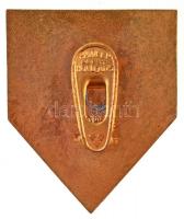 1937. "Horthy Kupa - Budapest 1937" zománcozott fém jelvény, hátoldalán "HAWEL P BPES...