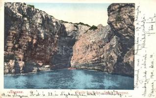 Dubrovnik, Ragusa; Grotte auf der Insel Lacroma / Lokrum island cave (EK)