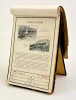 1930 MÁV asztali naptár, sok érdekes képpel