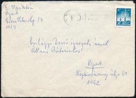 1985 Vas István (1910-1991) Kossuth-díjas magyar költő, író, műfordító üdvözlő sorai és aláírása egy...