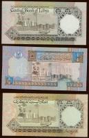 Líbia 1990-2002. 1/4D (3x) klf évszámok T:I