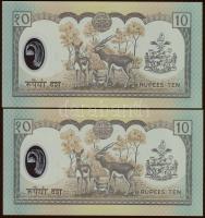 Nepál 2002. 10R (2x) T:I