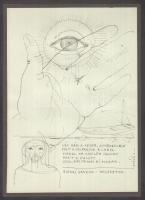 Lázár jelzéssel: Illusztrációk, 5 db. Tus, papír, 21,5x15 cm