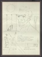 Lázár jelzéssel: Illusztrációk, 5 db. Tus, papír, 21,5x15 cm