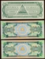 Nicaragua 1990-91. 1/2C, 1C (2x) T:I,I- Egyiken pici saroktörés!