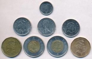 Kanada 1989-2012. 10c-2$ (8xklf) T:2 Canada 1989-2012. 10 Cents - 2 Dollars (8xdiff) C:XF