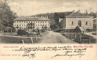 Bártfa, Bardejov, Bardejovské Kúpele, Bardiov; Deák szálloda. Divald Adolf 31. / spa hotel (EK)
