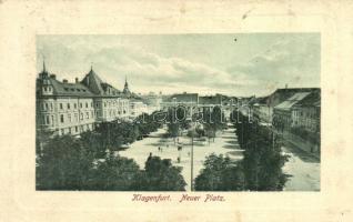 Klagenfurt, Neuer Platz / new square. W. L. Bp. 1912. (Rb)